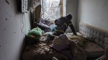 атака на Кривий Ріг 22 січня_8 / © ДСНС