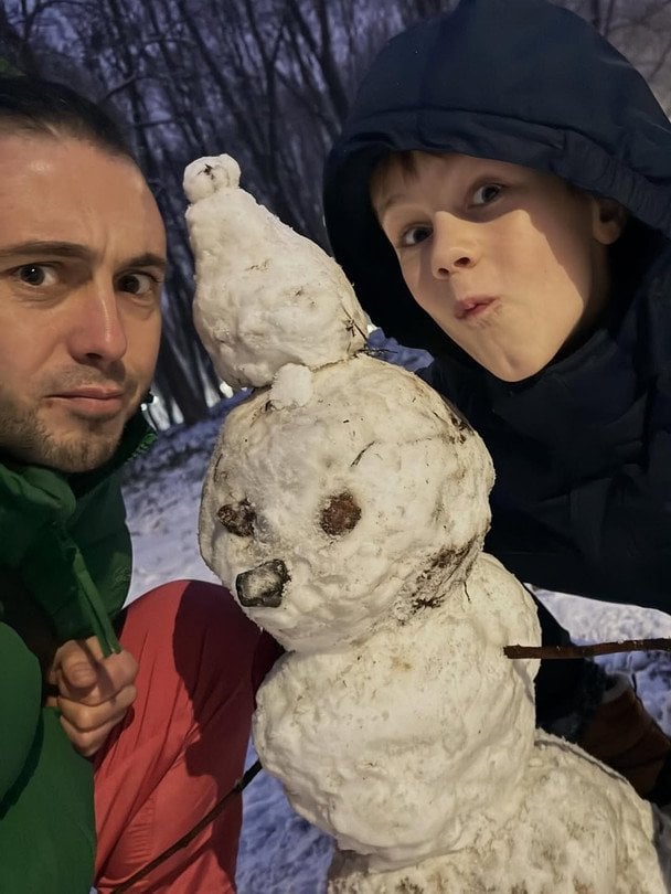 Тарас Тополя з сином  / © instagram.com/tarastopolia