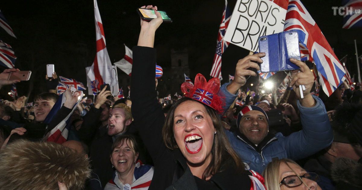Британці святкують вихід з ЄС, Brexit_5 / © Associated Press