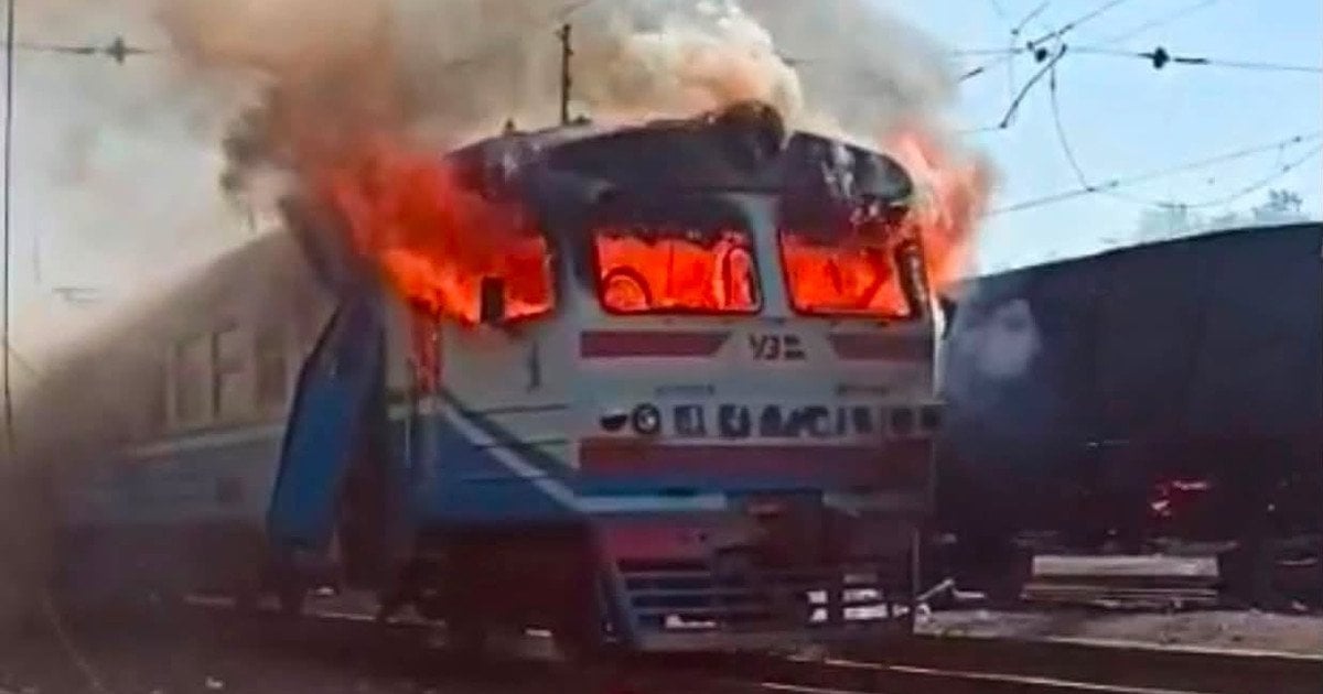 Атака на поїзд на Харківщині