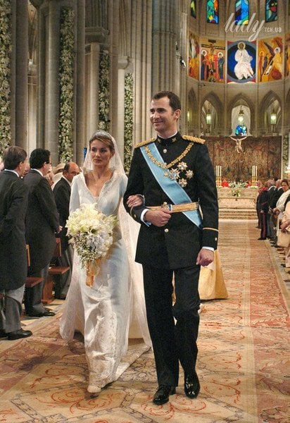 Весілля Летиції Ортіс та принца Феліпе у 2004 році / © Getty Images