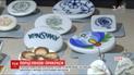 Уникальные украшения из битых тарелок создает польский мастер
