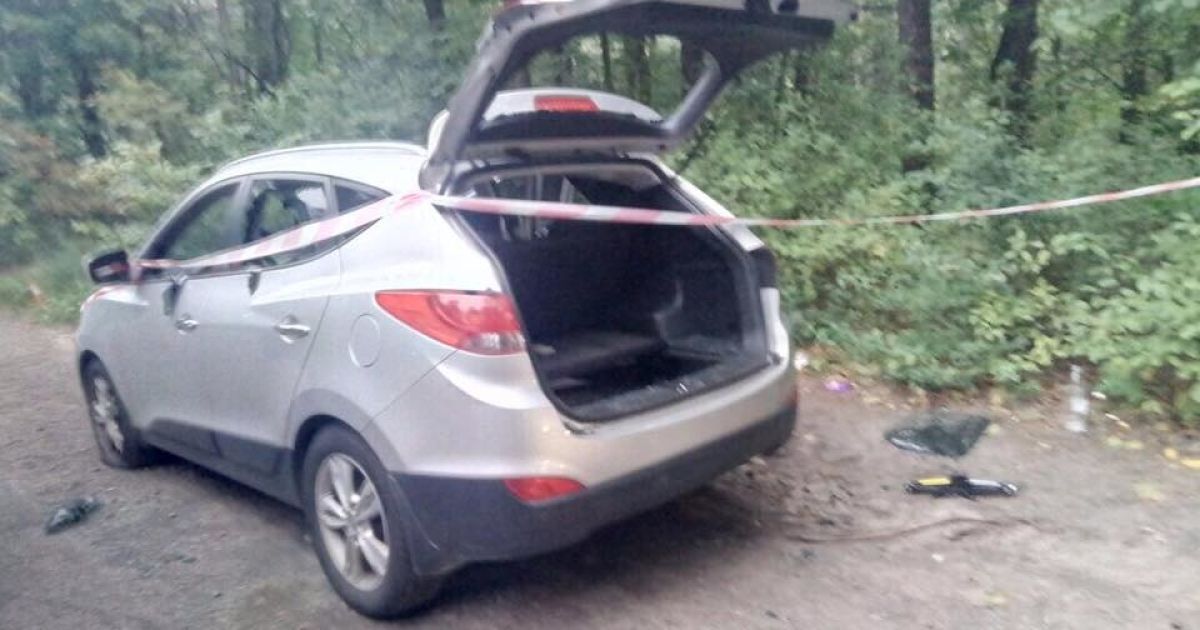 Розбійний напад у Святошинському районі Києві_1 / © Facebook/Оксана Блищик