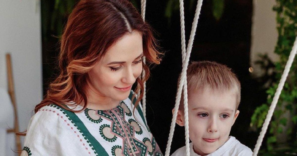 Наталка Денисенко з сином