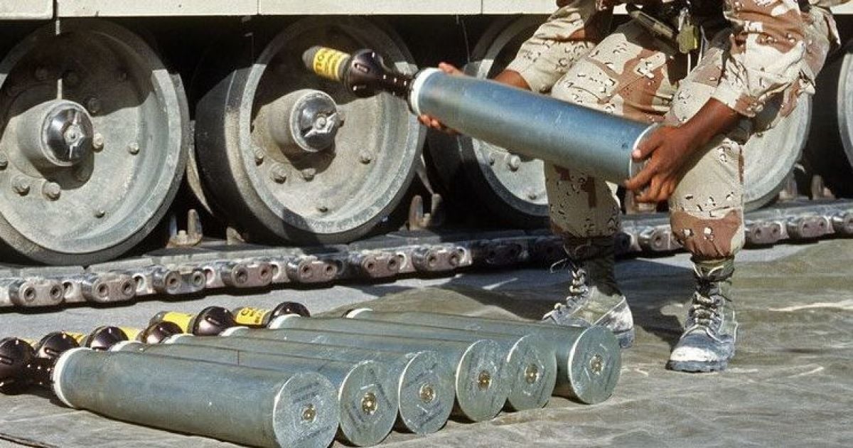 Американські снаряди зі збідненим ураном / Фото: defense.gov