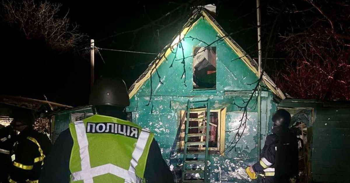 Последствия атаки вражеских дронов на Киевщину в ночь на 24 марта