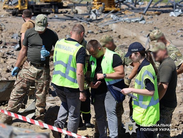 Поліція на місці вибуху під Житомиром / © Національна поліція України