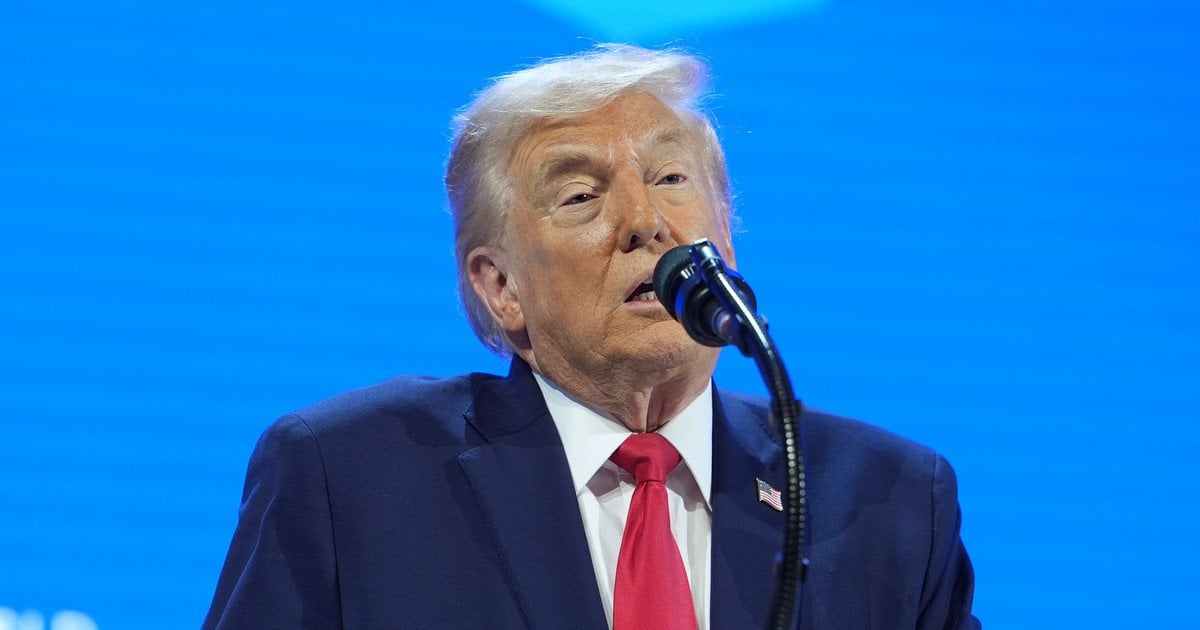 Дональд Трамп в Давосе