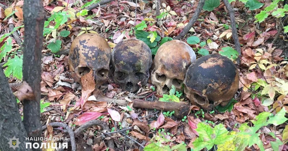В Николаеве мужчина принес экс-любимой под квартиру человеческий череп, еще один выбросил на улице в урну