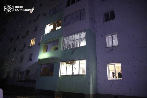 Атака на Харків 9 березня / © ДСНС України