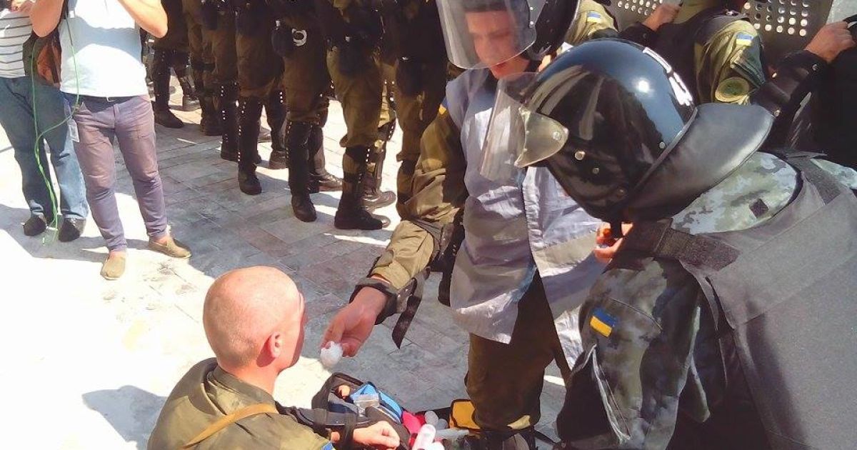 Заворушення під Радою з боку міліції_3 / © Фото Натальи Нагорной/ТСН