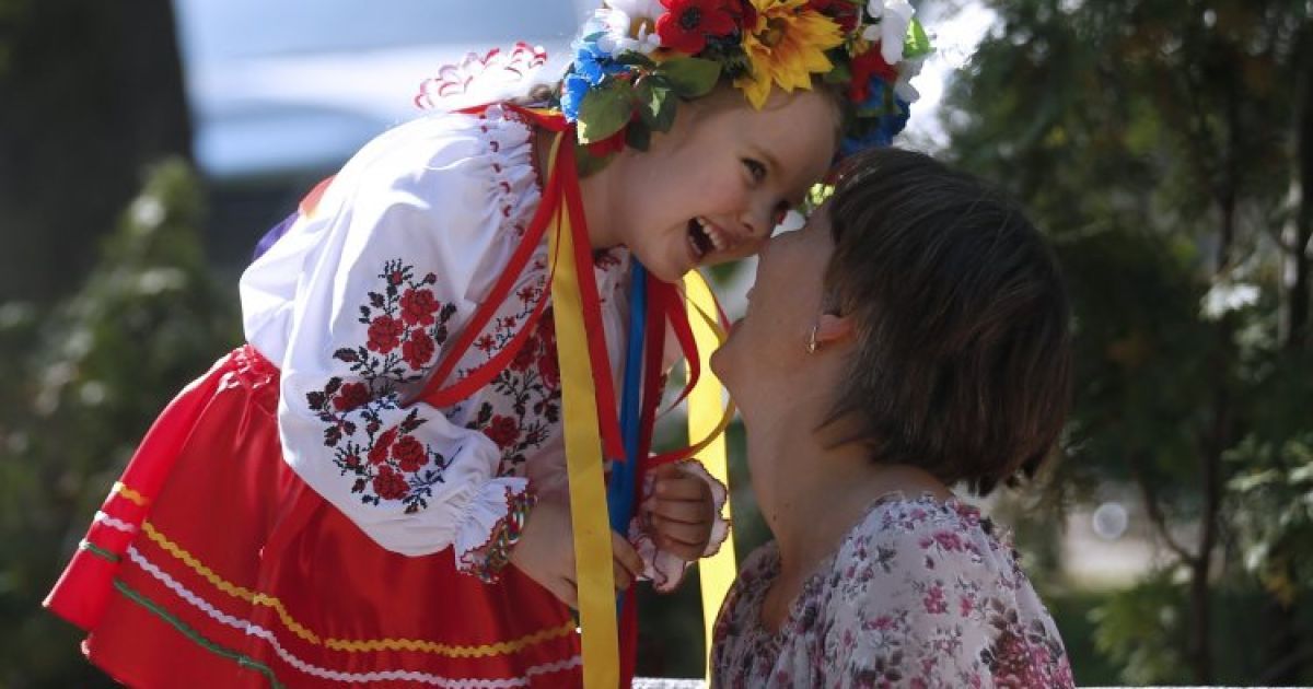Мегамарш вышиванок в Киеве / © УНИАН