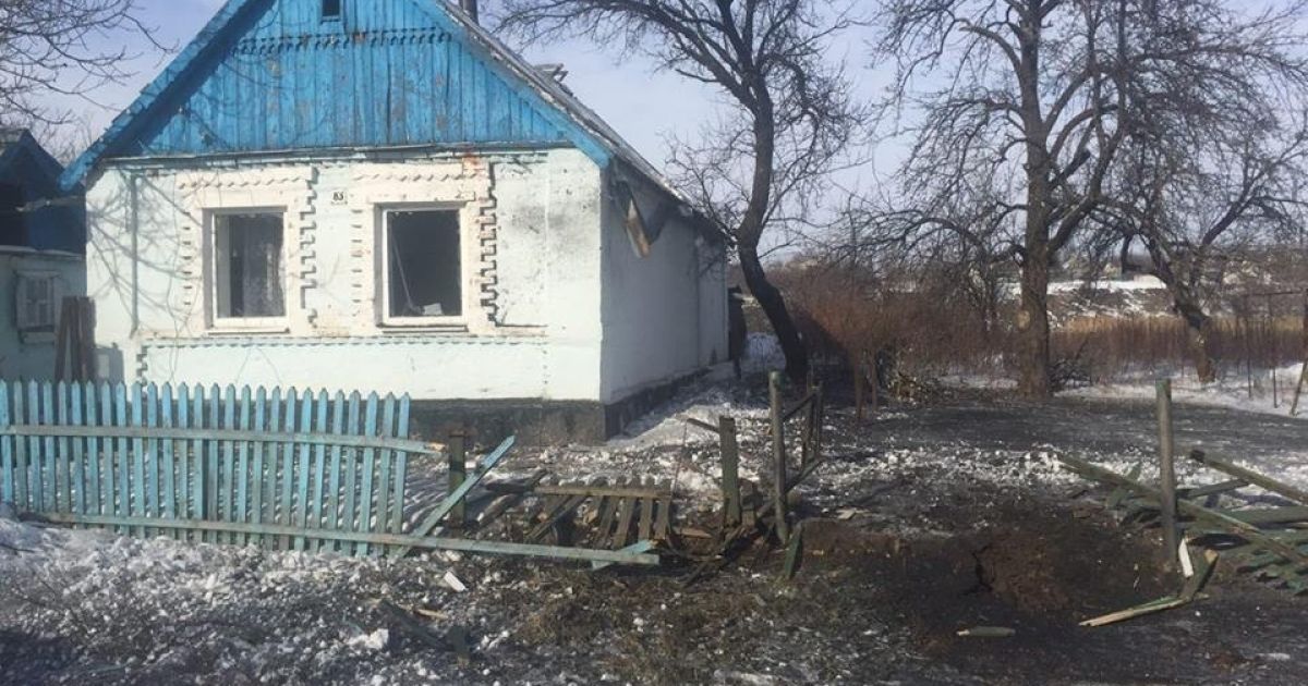 авдіївка після обстрілу_2 / © facebook.com/Вячеслав Аброськин