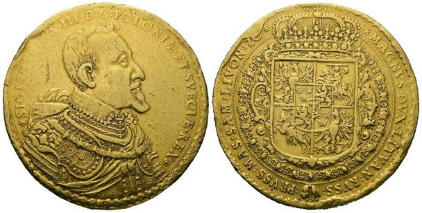 Монета 100 дукатів Сигізмунда III (1621). (Jam Press/Numismatica Ars Classica) / © Jam Press