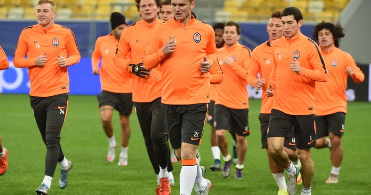 Тренировка "Шахтера" во Львове перед матчем с "Мальме". / © ФК Шахтер