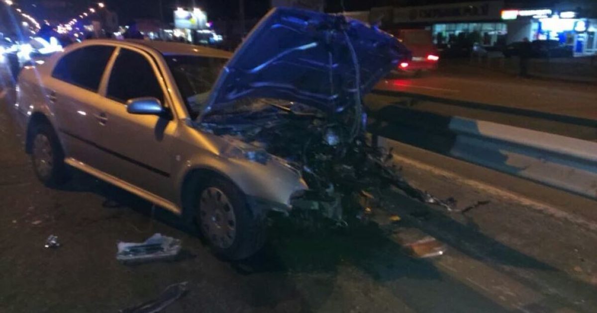 Ранения получили пять человек / © twitter/auto_kiev