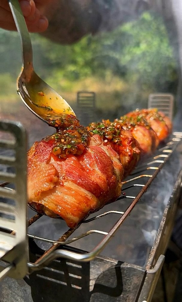 Грибні BBQ-бомби з моцарелою tiktok.com/@kubfood