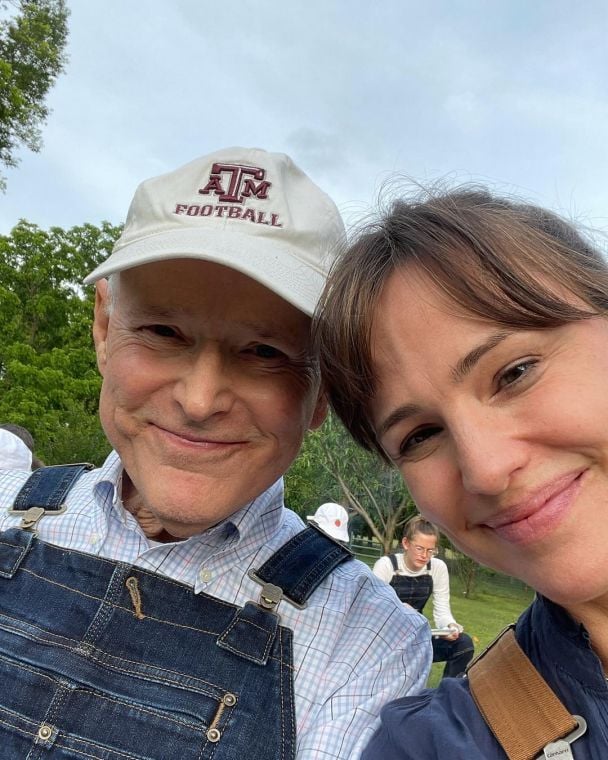 Дженнифер Гарнер с папой / © instagram.com/jennifer.garner