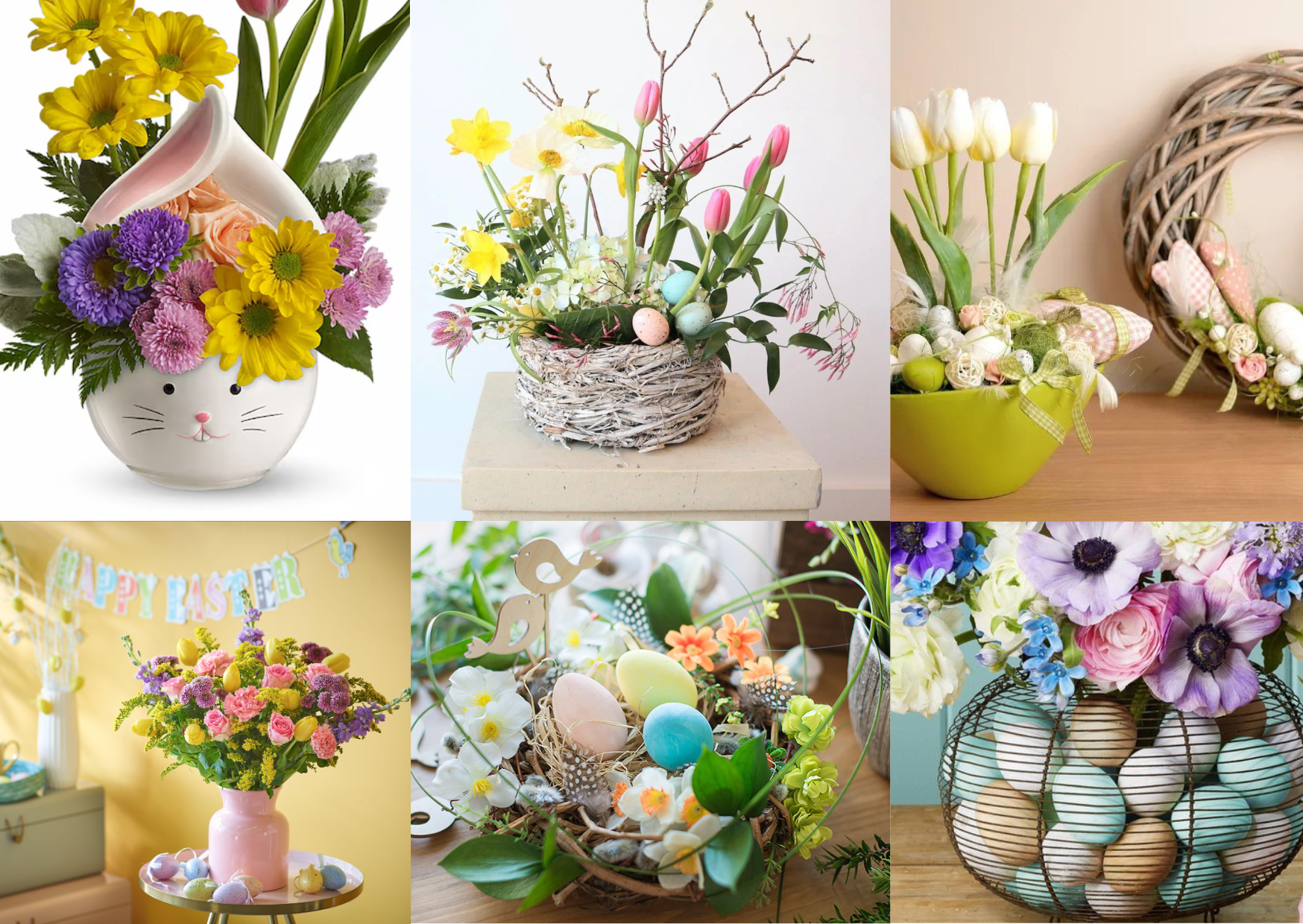 Великодні квіткові композиції / © Фото з відкритих джерел