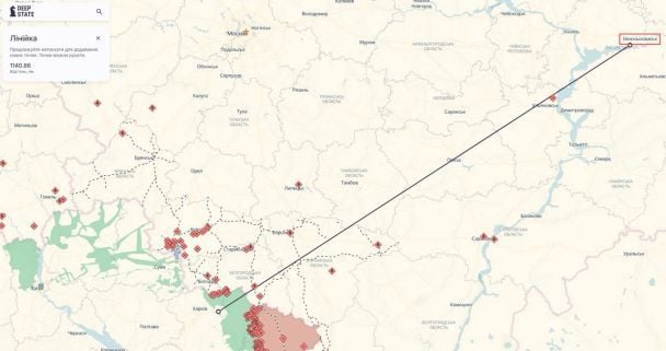 Расстояние до Нижнекамска от границы Украины более 1100 км