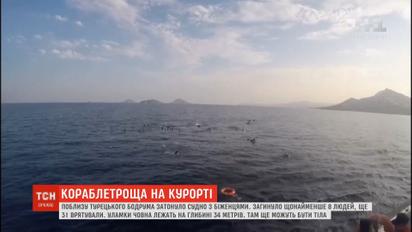 Судно с беженцами затонуло возле турецкого курорта