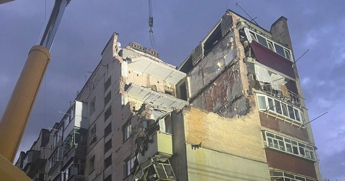 Взрыв в доме в Хмельницком