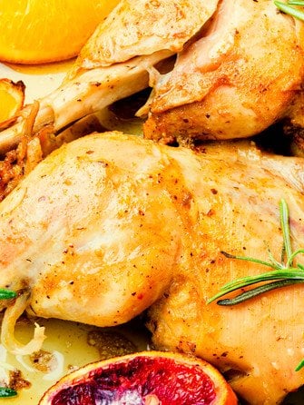 Курячі стегна в апельсиновому маринаді