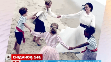 Анджеліна Джолі, Бред Пітт та їхні діти знялися у зворушливій фотосесії