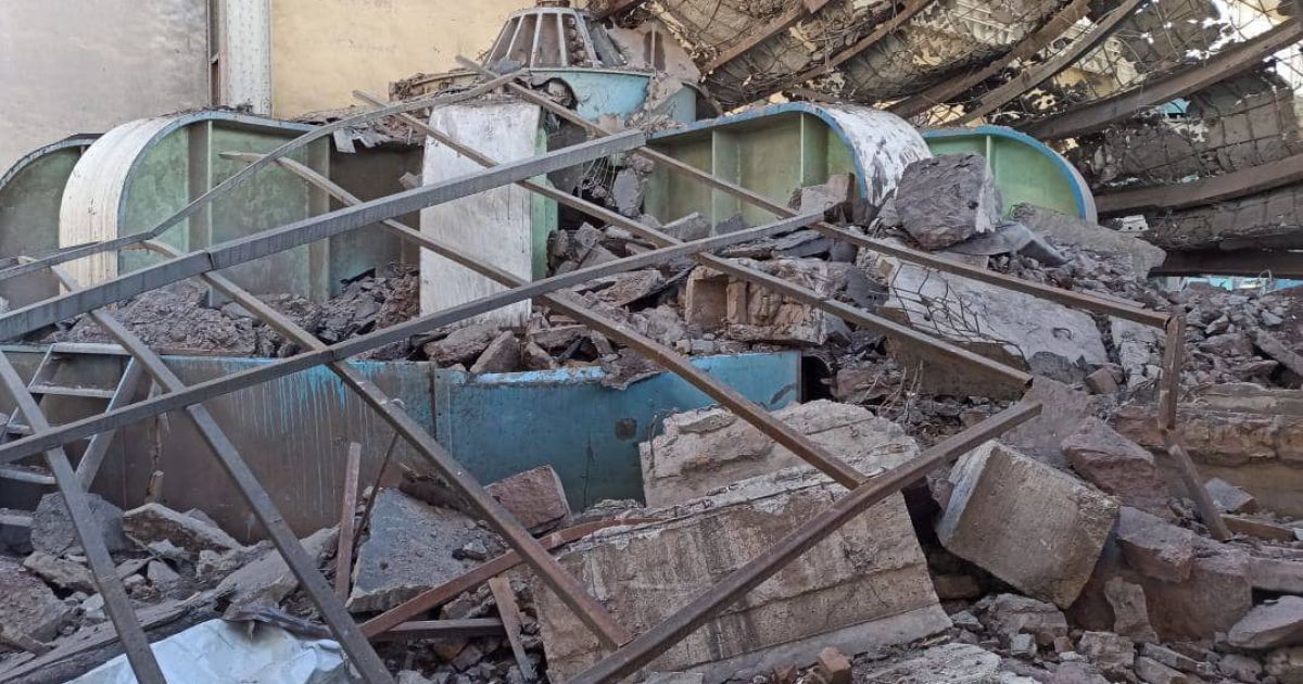 The destroyed hydroelectric power plant in Ukraine / Photo: Ukrhydroenergo