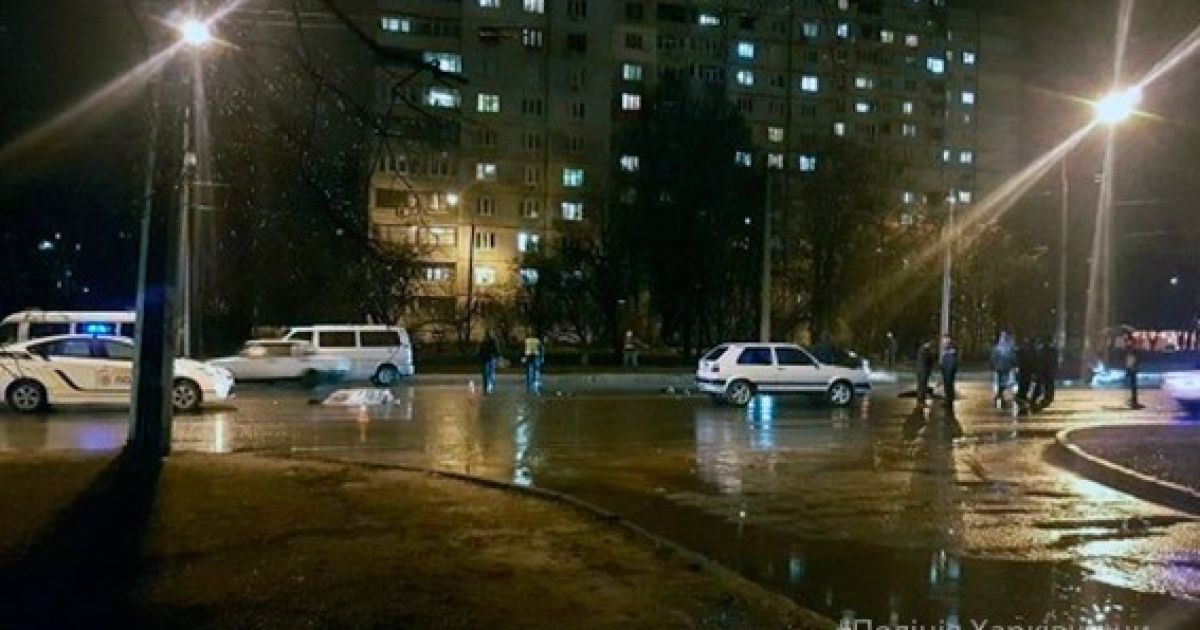 В Харькове пьяный водитель насмерть сбил мужчину и женщину