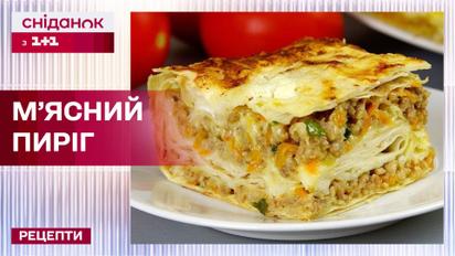 Настоящее мужское блюдо: готовим ленивый мясной пирог - Рецепты Завтрака с 1+1