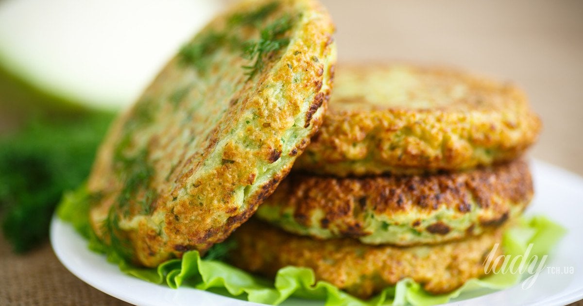 оладки з броколі