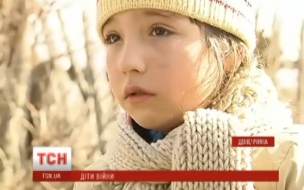 9-летняя "Пуговка" на линии фронта. Трогательная история девочки-сироты из Донбасса