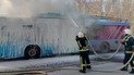 У Миколаєві під час руху загорівся тролейбус (фото)