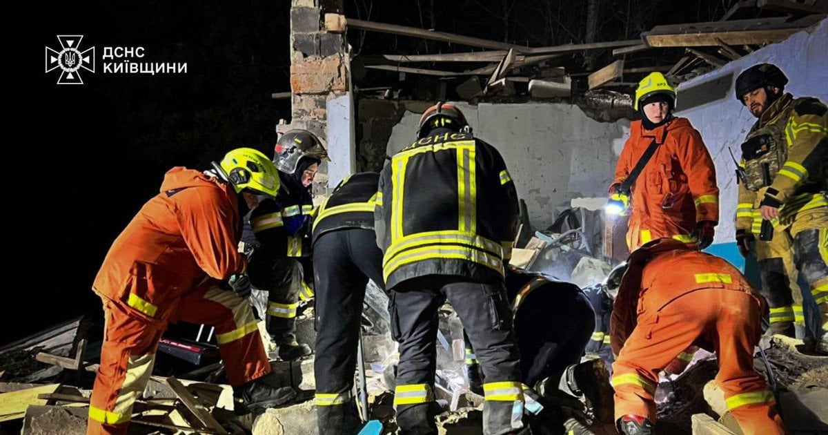 Последствия ночной атаки на Киевщину