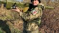 Военнослужащая ракетного подразделения Галицко-Волынской радиотехнической бригады воздушного командования Запад Наталья Грабарчук Фото: Командование Воздушных Сил