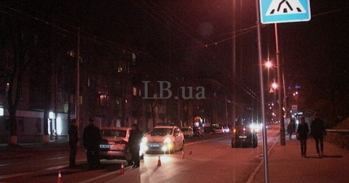 Водій стверджує, що не бачив пішохода / © LB.ua