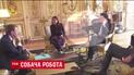 Лабрадор Макрона прервал официальную встречу, "напрудив" в камин