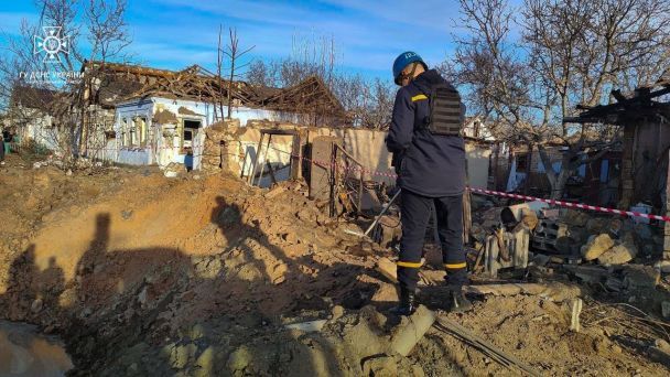 Наследство атаки по Николаеву/Фото: Главное управление ГСЧС в Николаевской области