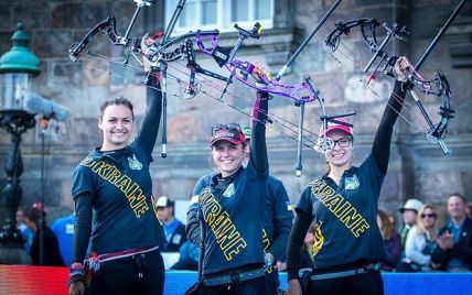 Українські лучниці виграли золото чемпіонату світу у Копенгагені