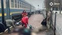 Фото с места подрыва гранаты в поезде в Овруче