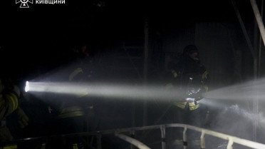 В Киевской области ликвидированы последствия вражеской атаки беспилотников / © t.me/s/dsns_telegram