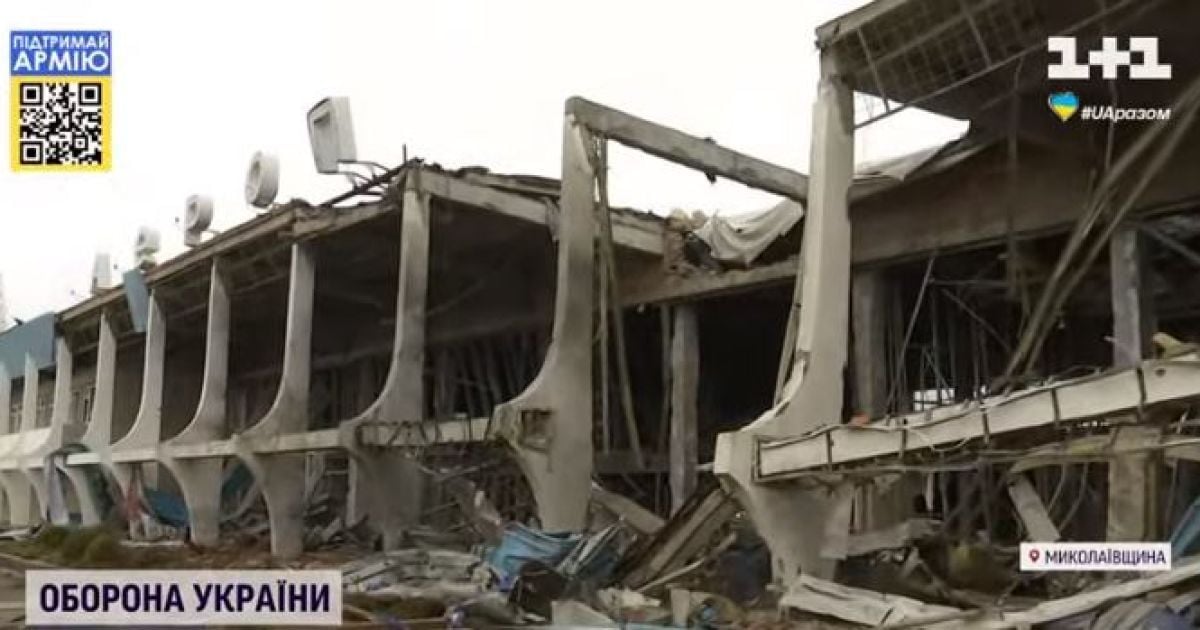 Журналісти показали, що залишилось від нещодавно відновленого аеропорту Миколаєва після обстрілу