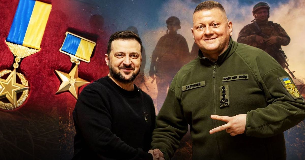 Володимир Зеленський і Валерій Залужний