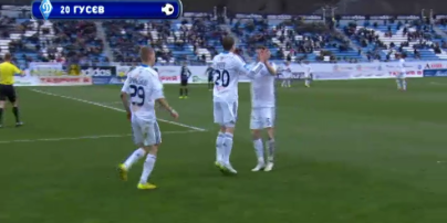 Черноморец - Динамо - 0:1. Видео гола Гусева