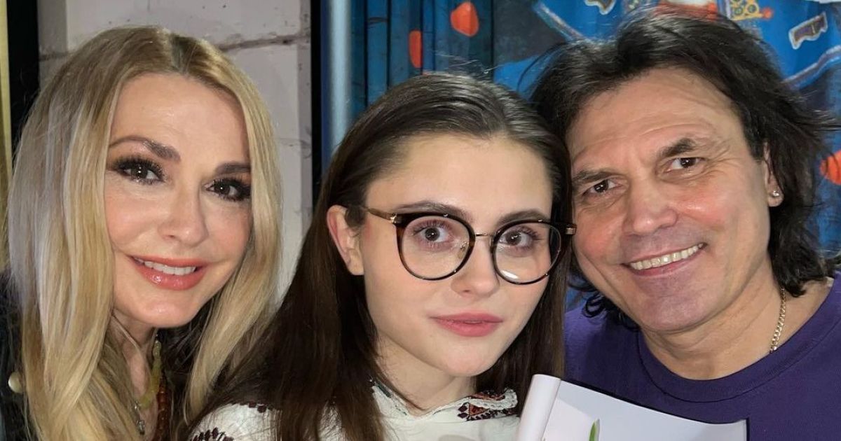 Ольга Сумська з чоловіком та донькою