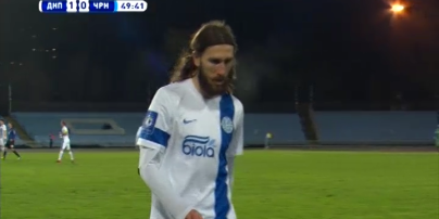 Днепр - Черноморец - 1:0. Видео удаления Чигринского