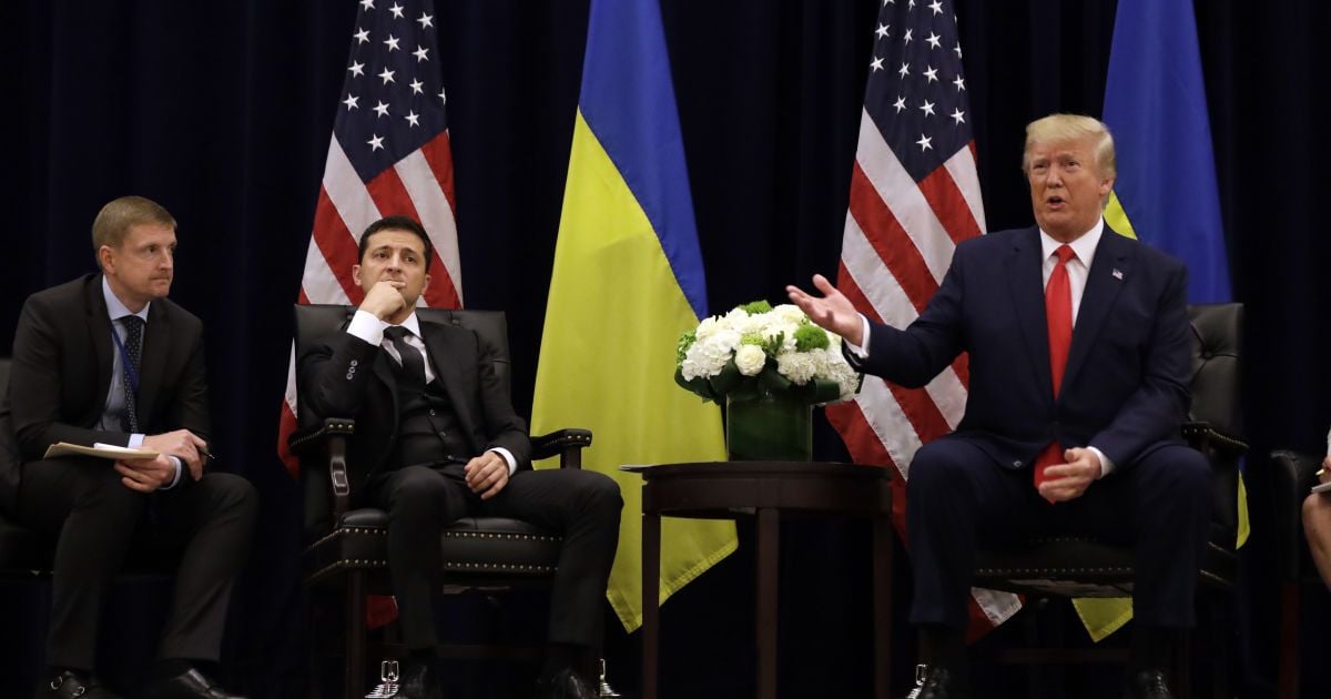 Володимир Зеленський і Дональд Трамп.