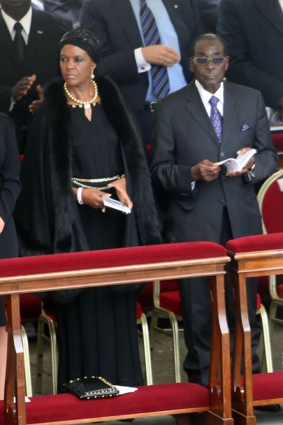 Грейс Мугабе з чоловіком / © Getty Images