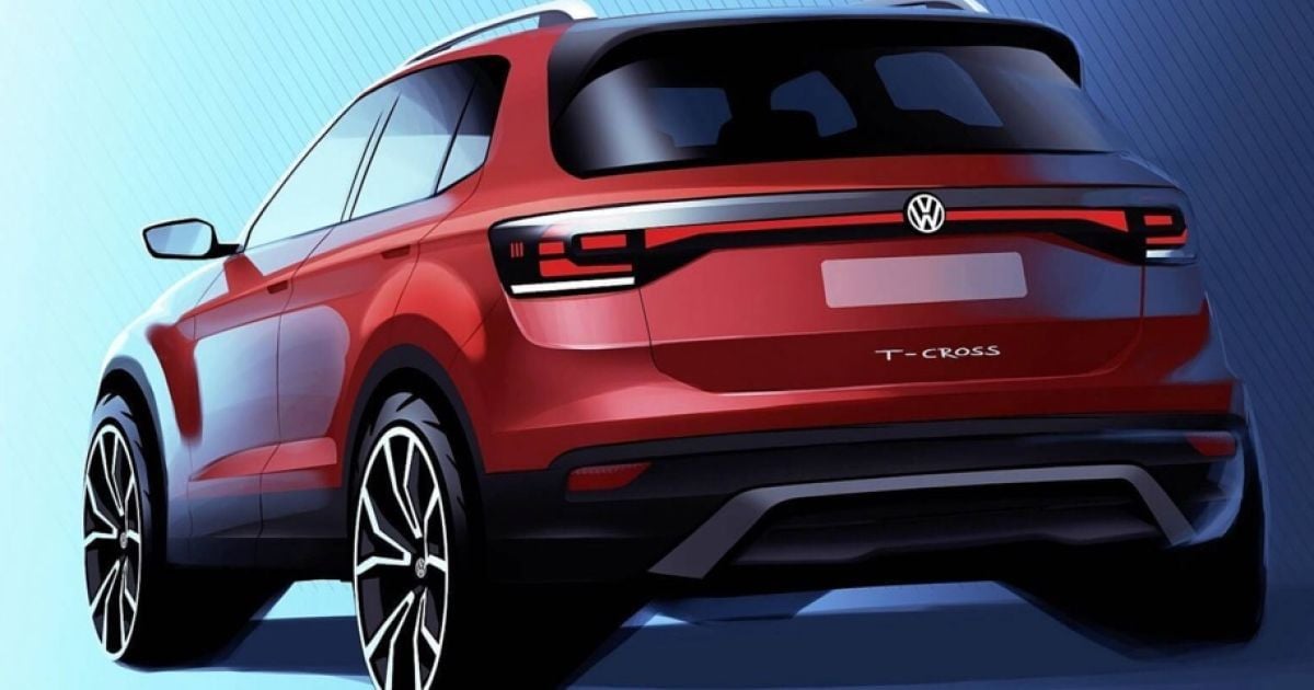 Появились первые эскизы самого маленького кроссовера от Volkswagen